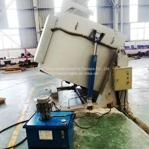 Aluminum Alloy Melting Furnace Spot 500 kg Dump Crucible Melting Furnace thumbnail-5
