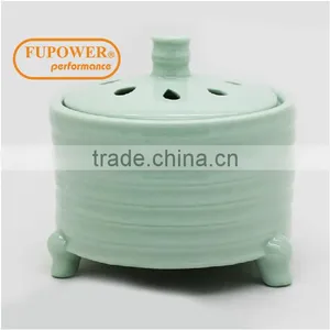Hot Selling Chinese Craftmanship Ceramic ELECTRIC AROMATHERAPY ESSENTIAL OIL BURNER/DIFFUSER thumbnail-5
