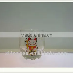 Decal Money-making Cat Shot Glass thumbnail-1