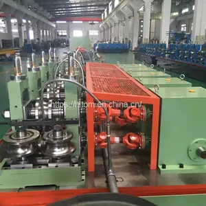 High Speed Galvanized Iron Steel Round/Square Seam Welded Pipe Tube Production Line thumbnail-1