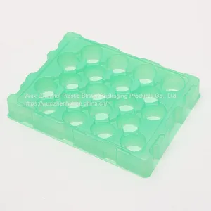 Green PET Thermoformed Plastic Transit Blister Trays thumbnail-3