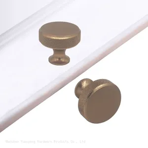 Fancy Knurled Furniture Cabinet Handles Aluminum Cupboard Drawer Pulls Handles and Knobs thumbnail-4