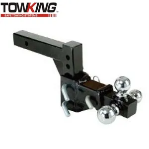 TOWKING Adjustable Tri-Ball Mount For 2'' Hitches thumbnail-1