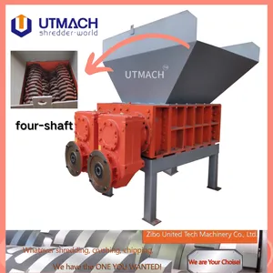 Four Shaft Paper Shredder Carton Shredding Machine Secure Document Destruction Machine thumbnail-1