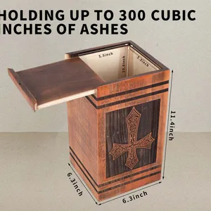 Dog Urn for Ashes B2B Elegant Wooden Storage and Memorial thumbnail-2