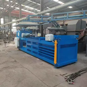 Hydraulic Baling Machine for Recycling Waste Materials; Hydraulic Baling Machine for Waste Cardboard Boxes. thumbnail-4