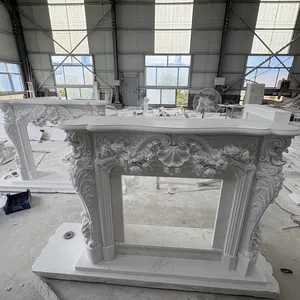 Owinstone-premium Marble Naturally Polished Marble/granite Fireplace for Wholesale, Customized Available, Cheap Price thumbnail-2
