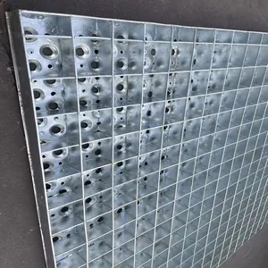 Find Similar Icon Safety Grating Walkway Anti-Skid Perforated Metal Plate With Crocodile Mouth Hole Cut Welded Bended thumbnail-3