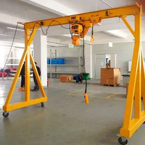 Portable Gantry Crane 3 5 6 10 Ton With 10m Lifting Height and Electric Hoist for Workshop 1 Year Warranty thumbnail-5