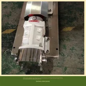Lq3a Stainless Steel High-viscosity Pump, Screw Pump, Luoji Pump Industry Gear Speed-regulating Food Rotor Pump thumbnail-2