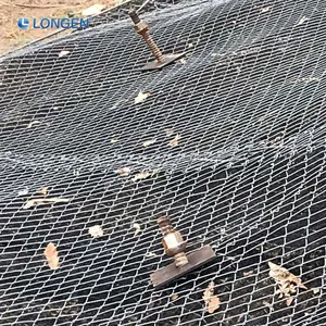 Rockfall Netting G45 2 G80 4 High Performance Mesh Galvanized High Tensile Wire Mesh Stabilize Soil Rock Slopes Effectively thumbnail-4