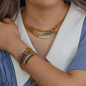 Stainless Steel Necklace Supplier With Fast Shipping Custom Packaging Low MOQ for Global Wholesale thumbnail-2