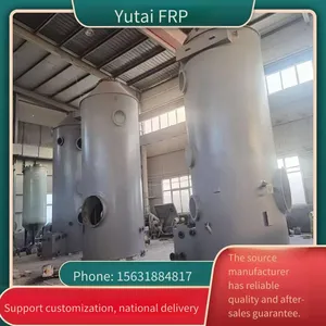Flue Gas Desulfurization Tower, Frp Spray, Acid Mist Purification Tower, Workshop Dust Treatment, Integrated Denitrification Tower for Building Material Brick Factories thumbnail-5