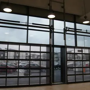 Aluminum Alloy See‑through Garage Door thumbnail-2