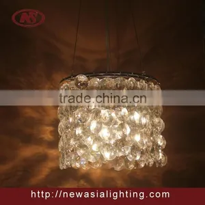 Round Globes Acrylic Clear Chandelier Acrylic Cheap but High-end Looks Like Crystal Ceiling Lamp thumbnail-3