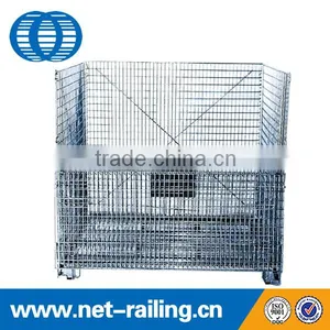 Industry Foldable Storage Metal Wire Mesh Container thumbnail-3