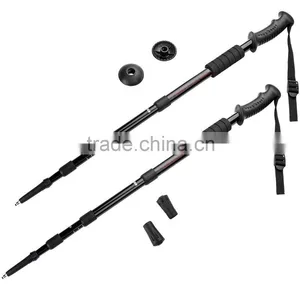 Inner Lock Shock Resistant Adjustable Aluminum Trekking Pole Hiking Stick Supplier's Choice thumbnail-2