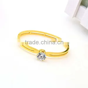 American Diamond Bangle From India Stainless Steel 18k Bangle thumbnail-3