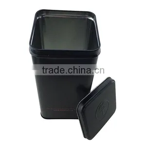 Large Square Tin Cans for Tea, Tea Tin Box Custom Logo, Coffee Beans Tin Cases thumbnail-1
