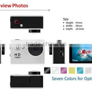 Cheap Good New Sports DV 2 Inch Screen A9 Action Sports Camera 1080P Full HD 30M Waterproof Car Camera DVR Digital Camcorder thumbnail-3