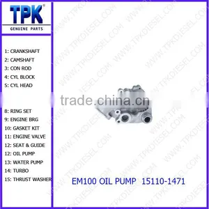 EF750 OIL PUMP 15110-1461, K13B,K13B-TI,K13C,K13D,F17C,F17D,F17D-T,F17E,E13C thumbnail-3