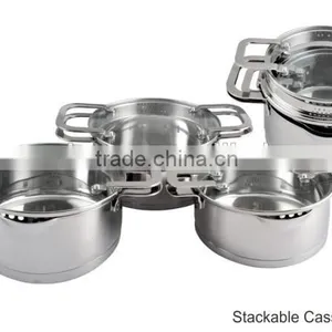 China Products Kitchen Utensil Steamer Stainless Steel Pots and Pans Induction Cooker thumbnail-1