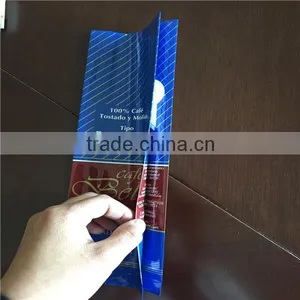 Custom Printing Coffee Bag/coffee Tea Packaging /plastic Film Roll /aluminium Foil Zipper Stand up Pouch With Valve thumbnail-4