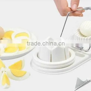ABS+S/S 21.7*9.5*5.1 Kitchen Tools Double Function Egg Slicer/plastic Mulit Cutting Egg Slicer thumbnail-1