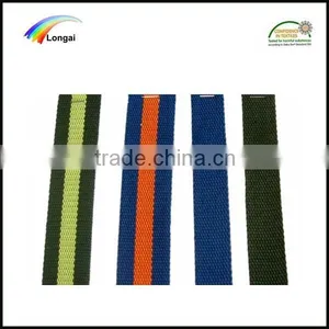 High Quality Eco-friendly Colorful 100% Polyester Garment Webbing thumbnail-1