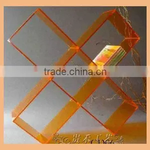 Black Color Customized Acrylic CD Display Rack, Wind Display thumbnail-2