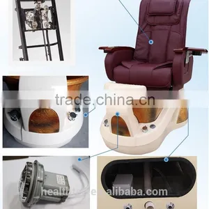 Luxury Glass Bowl Pedicure Spa Massage Chair for Nail Salon thumbnail-4