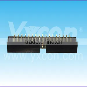 Made in China 2.54mm Pitch Factory Price Dual Row Vertical SMT Box Header thumbnail-2