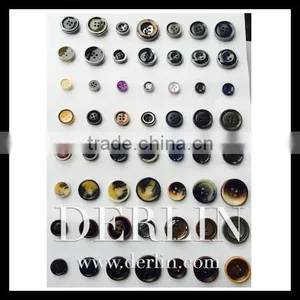 Antique Copper Collection Gold Side New Metal Plastic Button thumbnail-6
