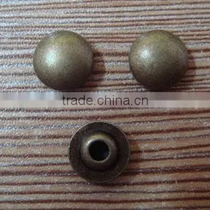 8mm Round Cap Flat Jeans Rivet for Bags thumbnail-1