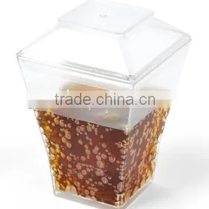 Wholesale Plastic Polystyrene Cups With Lid thumbnail-1