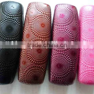 Metal Any Color Hard PU Glasses Case thumbnail-5