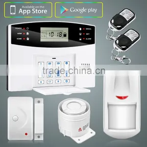 Standard Contracted Series YL-M2B LCD Display With Time Clock Wireless GSM Intelligent Home Security Alarm System thumbnail-1