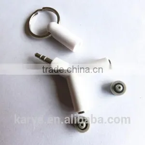 Hot Sale Keychain Dual Audio Splitter High Quality Headphone Sound Splitter 3.5mm Audio Headphone Jack Splitter thumbnail-6