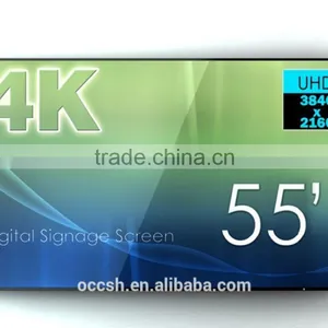 55 Inches Swdex HUD 4K Screen Digital Signage Player, Wall-mouted Media Player, Advertising Display LED Digital Signage. thumbnail-1