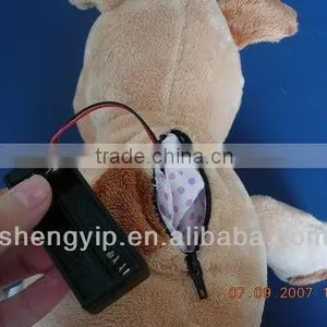 ABS Plastic Customized White Round Music Box for Plush Toy With Mickey Toy thumbnail-3