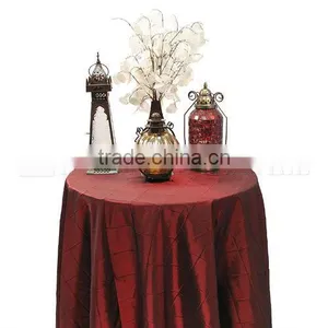 Luxury Taffeta Tablecloth,table Linen, Pintuck Tablecloth thumbnail-1