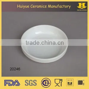 Round Ceramic Dish for Appetizer thumbnail-1