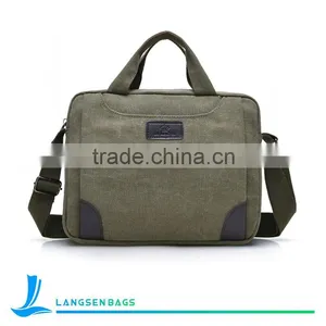 Durable Men Canvas Sling Bag Messenger Bag Laptopbags thumbnail-1