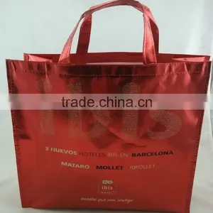 Pp Non Woven With Metallic Cooler Laminated Reusable Tote Bags for Women thumbnail-4