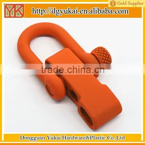Yukai Adjustable Alloy Survival Bracelet Shackle Paracord Buckle U Shape thumbnail-1