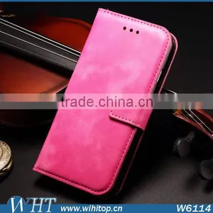 Retro Leather Sublimation Case for IPhone 6 Plus, Wallet Flip Case for IPhone 6 Wholesale thumbnail-4