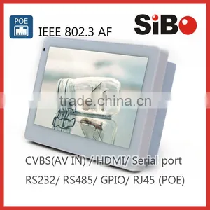 7 Inch Wall Mount Android POE RS232 Tablet With LED Light thumbnail-4