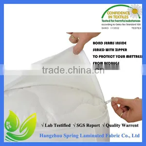 100% Quilted Cotton Cover Fitted Mattress Protector Soft Diamond Quilt ALL Sizes thumbnail-4
