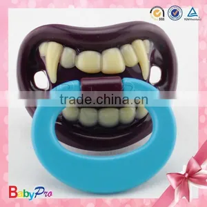 Baby Nipple 2015 China Supplier Hot Design Eco-friendly Silicone Pacifier Vampire Custom Design Pacifier thumbnail-3