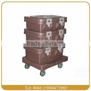 Plastic Food Pan Container 24L, With Stainless Steel Pans for Preserving Hot Food Quality Choice thumbnail-6